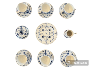 Kodaňský porcelán kávová souprava